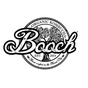 Booch Organic Kombucha Hand Crafted in Forest City (logo)